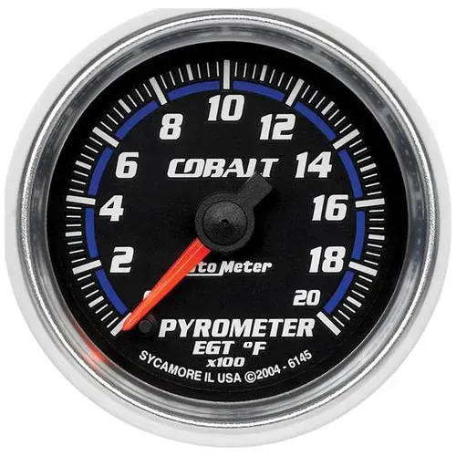 Auto Meter Cobalt 2-1/16 Inch Boost/Pyrometer Gauge – 6145