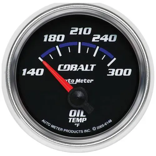 Auto Meter Cobalt 2-5/16 Inch Oil Temperature Gauge – 6148