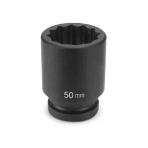 Grey Pneumatic 76Mm X 12 Point Deep 1″ Drive Impact Socket (4176MD)