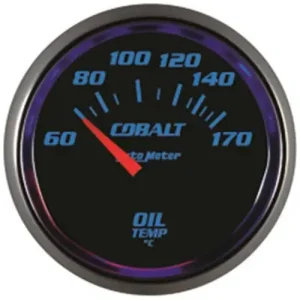 Auto Meter Cobalt 2-5/16 Inch Oil Temperature Gauge – 6148M