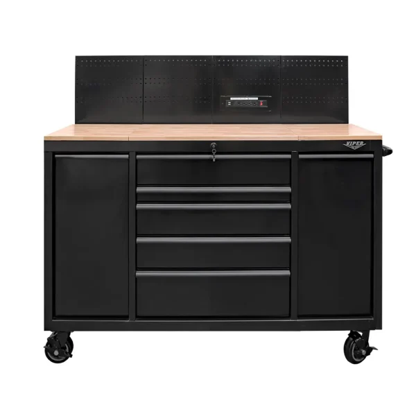 Viper Tool Storage Black 60-Inch 7-Drawer Workstation (V6007WSBLR)