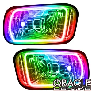 Oracle Lighting 2009-2015 Ram 1500 ColorSHIFT® Surface Mount Fog Light Halo Kit (1184-333)