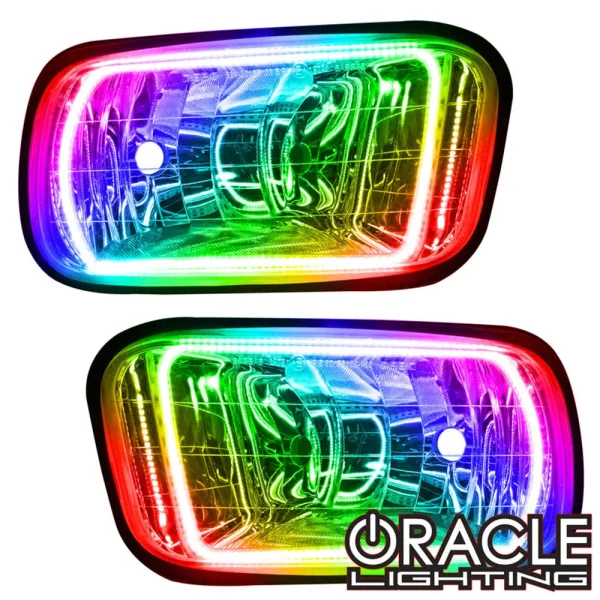 Oracle Lighting 2009-2015 Ram 1500 ColorSHIFT® Surface Mount Fog Light Halo Kit (1184-333)