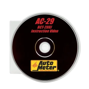 AutoMeter BCT-200J Instructional DVD Video (AC-29)