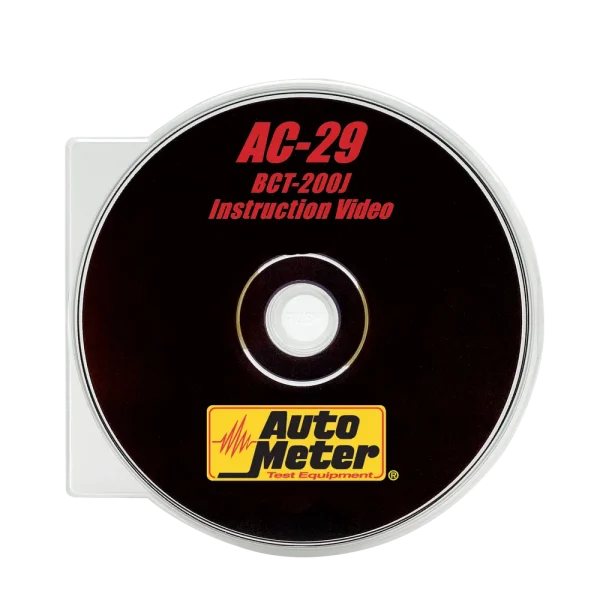 AutoMeter BCT-200J Instructional DVD Video (AC-29)