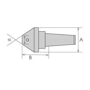HHIP MT5-75 DEGREE 6″ BULL NOSE LIVE CENTER (3900-5013) - view 2