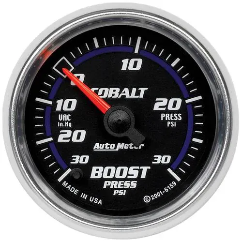 Auto Meter Cobalt 2-1/16 Inch Boost/Vacuum Gauge – 6159