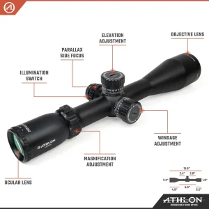 Athlon Optics Midas BTR GEN2 HD 4.5-27×50 AHMR SFP IR MOA Reticle (213023) - view 3
