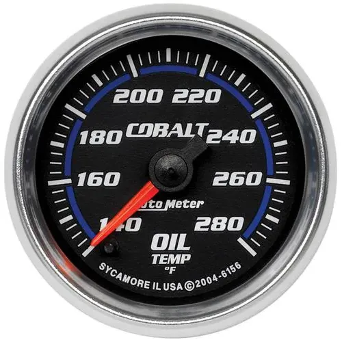 Auto Meter Cobalt 2-5/16 Inch Oil Temperature Gauge – 6156