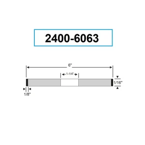 HHIP 6 X 1/16 X 1-1/4″ D1A1 CBN WHEEL (2400-6063) - view 2