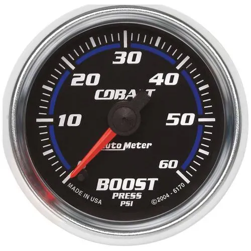 Auto Meter Cobalt 2-1/16 Inch Boost Gauge – 6170
