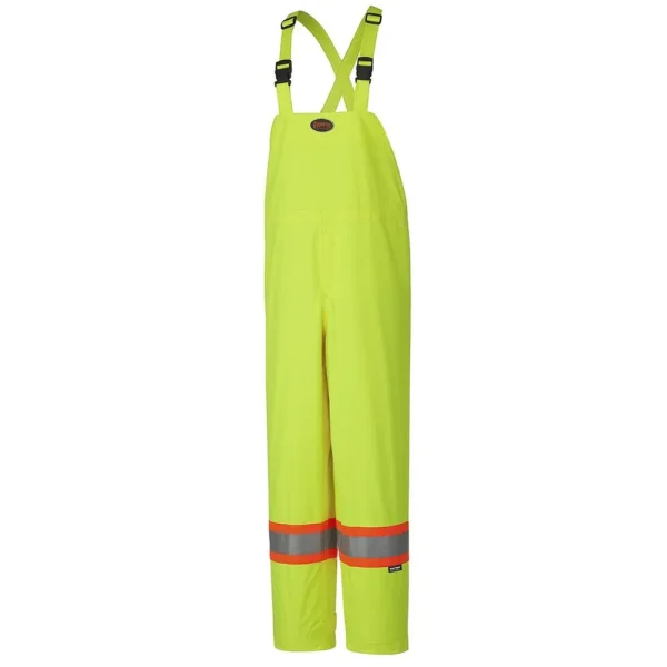 Pioneer Safety Waterproof Safety Bibs, Hi-Vis Yellow/Green, S (V1090260U-S)