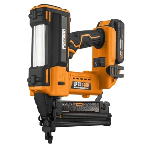 Freeman PE20V2118G2 20 Volt Cordless 2-in-1 18-Gauge 2″ Nailer / Stapler Kit with Lithium Ion Batter - view 2