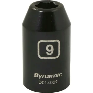 Dynamic Tools 1/2″ Drive 6 Point Metric, 9mm Standard Length, Impact Socket (D014009)