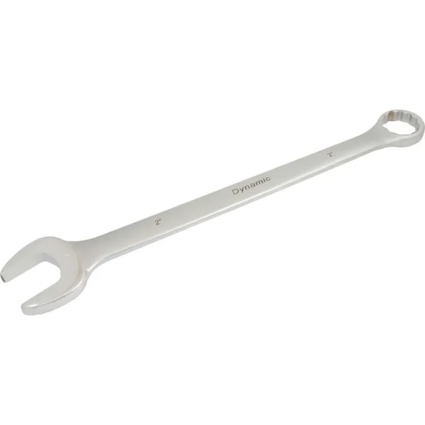 Dynamic Tools 2″ 12 Point Combination Wrench, Contractor Series, Satin Finish (D074360)