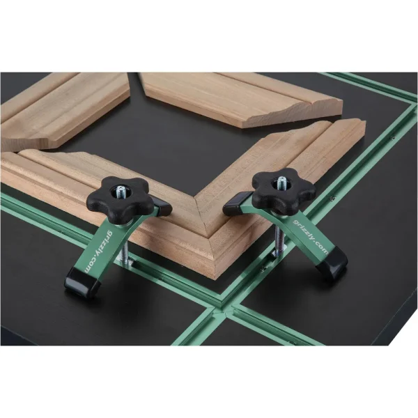 Grizzly Industrial Aluminum Hold Down Clamps For T-Slot Table, 2 Pk. (T31826, T31827)