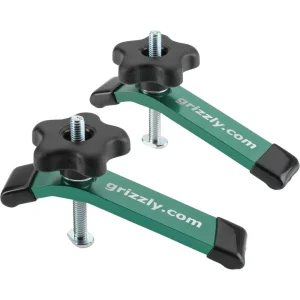 Grizzly Industrial Aluminum Hold Down Clamps For T-Slot Table, 2 Pk. (T31826, T31827) - view 2