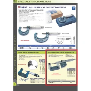 HHIP 0-1″/0-25MM ELECTRONIC SCREW THREAD MICROMETER (4200-0361) - view 4