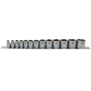 Dynamic Tools 3/8″ Drive 13 Piece 6 Point, Standard SAE Socket Set, 1/4″ – 1″ (D010000) - view 3