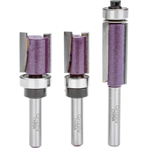 Grizzly Industrial Straight Flush Trim 3 Pc. Set (H5566, H5567)