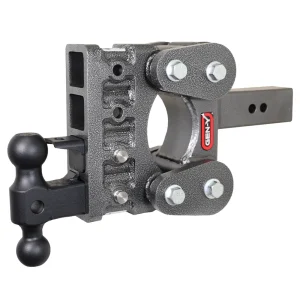 Gen-Y Hitch The BOSS TORSION-FLEX 2.5″ Shank 5″ Drop 1.7K TW 16K Hitch & GH-051 Dual-Ball & GH-032 Pintle Lock (GH-1124)