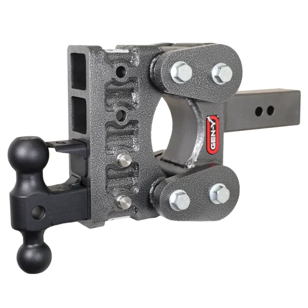 Gen-Y Hitch The BOSS TORSION-FLEX 2.5″ Shank 5″ Drop 1.7K TW 16K Hitch & GH-051 Dual-Ball & GH-032 Pintle Lock (GH-1124)