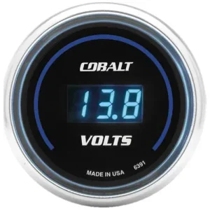 Auto Meter Cobalt 2-1/16 Inch Voltmeter Gauge – 6391