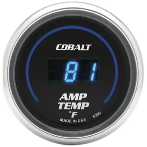 Auto Meter Cobalt 2-1/16 Inch Audio Amplifier Temperature Gauge – 6392