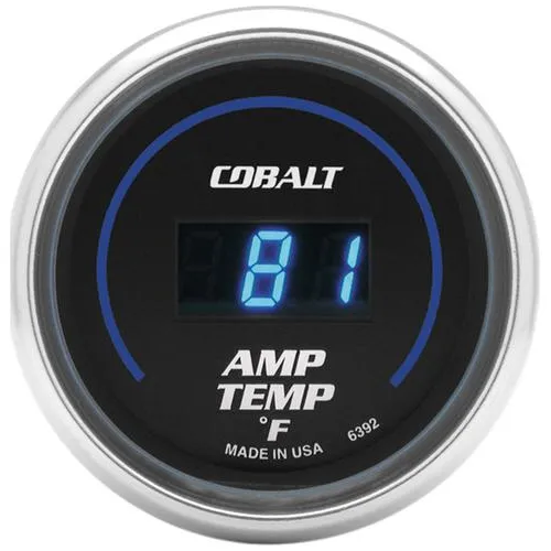 Auto Meter Cobalt 2-1/16 Inch Audio Amplifier Temperature Gauge – 6392