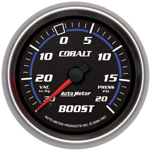 Auto Meter Cobalt 2-5/8 Inch Boost/Vacuum Gauge – 7901