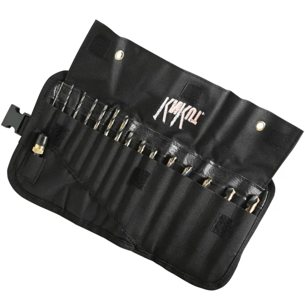 KnKut 16 Piece 1/4″Hex Impact Ready Drill Bit Journey Kit (16KKQRD)