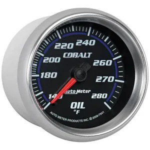 Auto Meter Cobalt 2-5/8 Inch Oil Temperature Gauge – 7941 - view 3