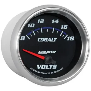 Auto Meter Cobalt 2-5/8 Inch Voltmeter Gauge – 7991 - view 3